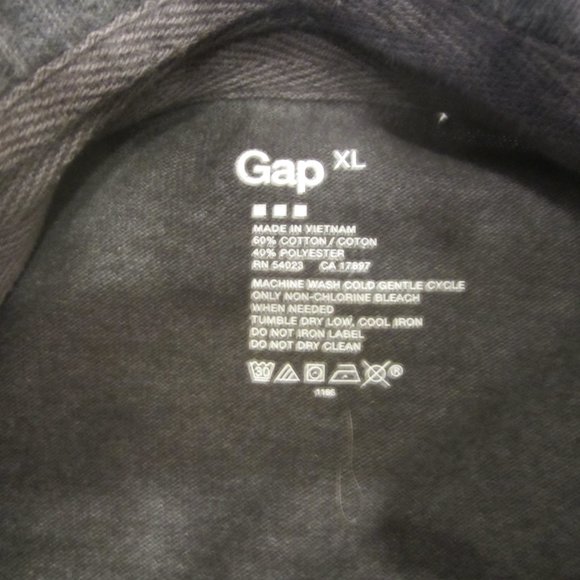 GAP PULLOVER HENLY SHIRT, GRAY, XL MENS, VERY SOFT & STRETCHY - Picture 5 of 5